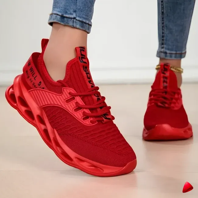 Basket Travesti Slip-On Maille Vague Sport Multi Coloris - galerie