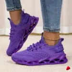 Basket Travesti Slip-On Maille Vague Sport Multi Coloris - galerie
