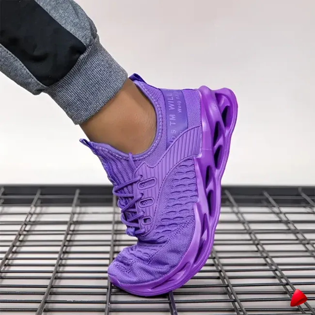 Basket Travesti Slip-On Maille Vague Sport Multi Coloris - galerie