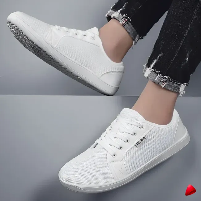 Basket Travesti Toile Lacets Casual Sport Grande Pointure - galerie