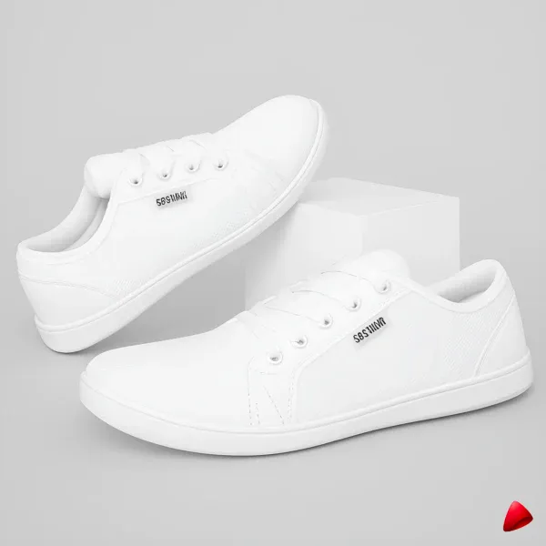 Basket Travesti Toile Lacets Casual Sport Grande Pointure - image principale
