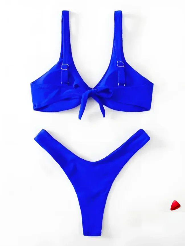 Bikini Travesti Triangle Cravate Push Up Brésilien Cordons — galerie