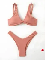 Bikini Travesti Triangle Cravate Push Up Brésilien Cordons — galerie