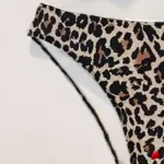 Bikini Travesti Triangle Leopard Cordons Brésilien — galerie