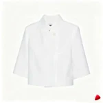 Blazer Crop Travesti Manches Courtes Spring Cropped - galerie
