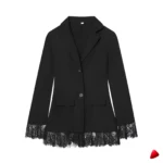 Blazer Dentelle Travesti Cintré Manches Longues — galerie