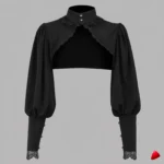 Bolero Travesti Steampunk Crop Manches Bouffantes — image principale