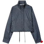 Bomber Pois Travesti Crop Oversized Demi-Saison — galerie