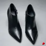 Bottine Travesti Talon Aiguille 10cm Bout Pointu Grande Pointure — galerie