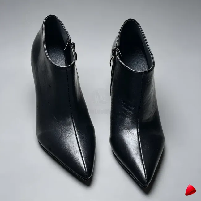 Bottine Travesti Talon Aiguille 10cm Bout Pointu Grande Pointure — galerie