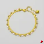 Bracelet Cheville Travesti Figaro Chunky Or Acier Premium - image principale