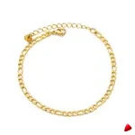 Bracelet Cheville Travesti Rolo Forcat Or Acier Premium - galerie