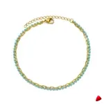 Bracelet Cheville Travesti Snake Plat Or Acier Premium - galerie