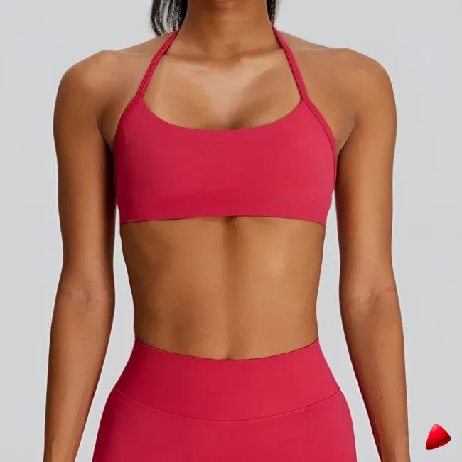Brassière Sport Travesti Seamless Backless Yoga Running — galerie
