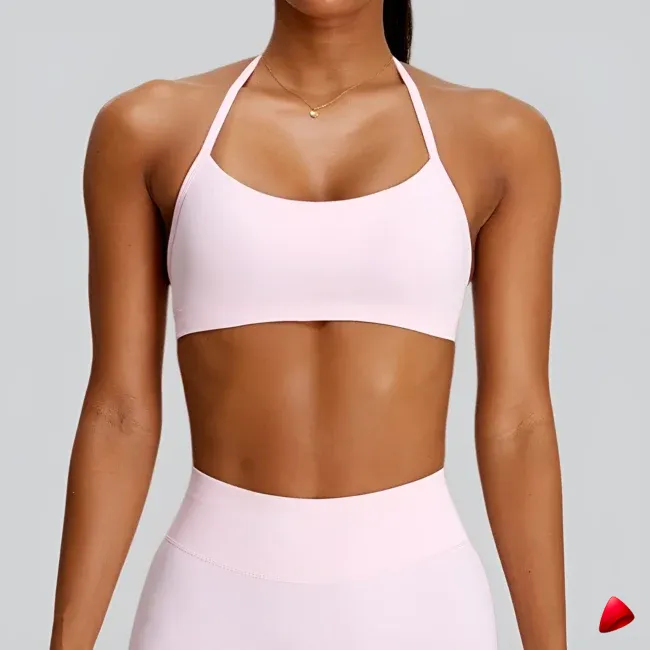 Brassière Sport Travesti Seamless Backless Yoga Running — galerie