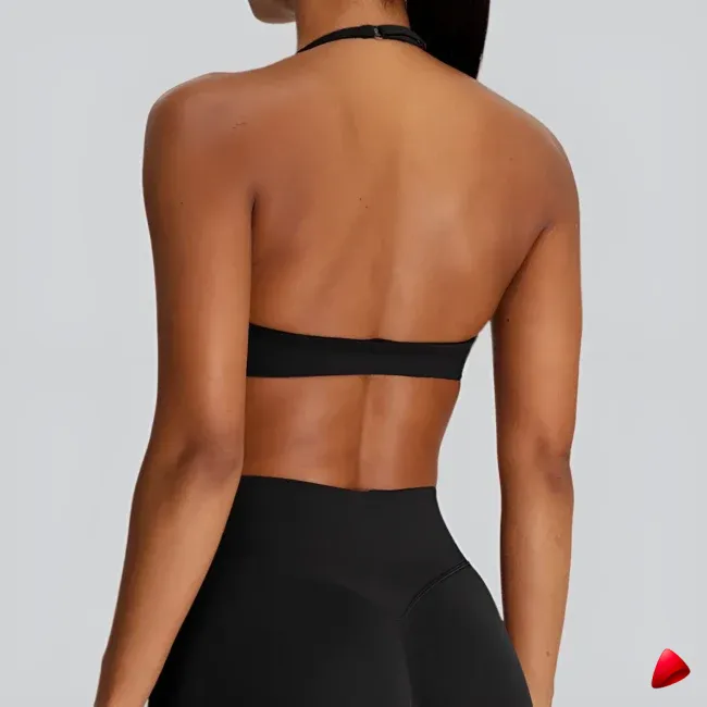 Brassière Sport Travesti Seamless Backless Yoga Running — galerie