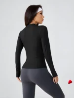Cardigan Travesti Athletic Slim Zip Up Stretch — galerie