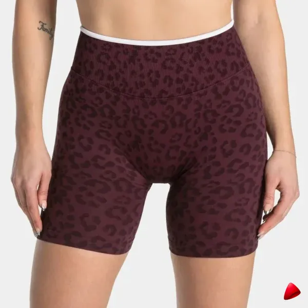 Ensemble Sport Travesti Leopard Brassière + Legging Taille Haute — galerie