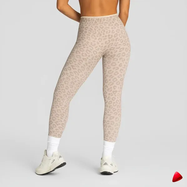 Ensemble Sport Travesti Leopard Brassière + Legging Taille Haute — image principale