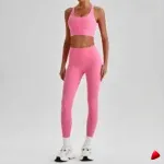 Ensemble Yoga Travesti 2 Pièces Brassière Strappy + Legging — galerie