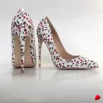 Escarpin Travesti Imprime Cerises Pointu Aiguille Grande Pointure - galerie