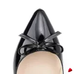Escarpin Travesti Kitten Heel 5cm Nœud Papillon Bout Pointu — galerie