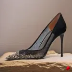 Escarpin Travesti Maille Fil Strass Pointu Grande Pointure — galerie