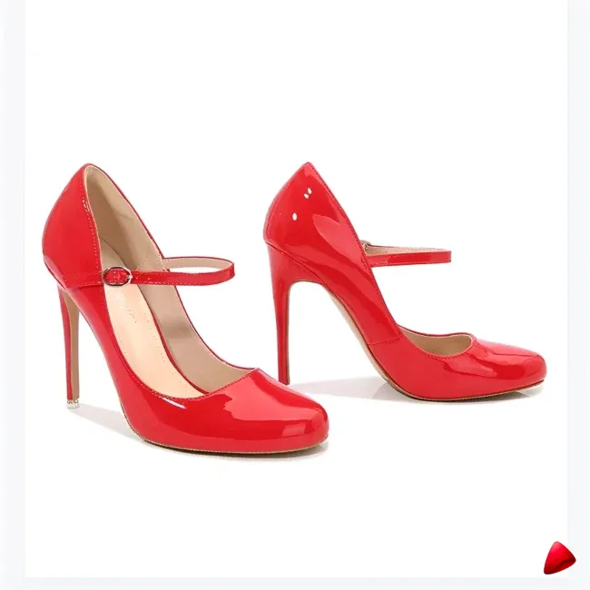 Escarpin Travesti Mary Jane Stiletto 12cm Grande Pointure — galerie