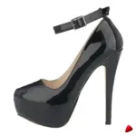 Escarpin Travesti Plateforme 14cm Bride Cheville Grande Pointure — galerie