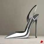 Escarpin Travesti Slingback Semelle Rouge Pointu Grande Pointure - galerie
