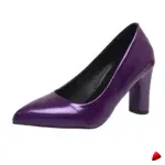 Escarpin Travesti Style Francais Pointu Talon Bloc Grande Pointure — galerie