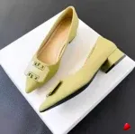 Escarpin Travesti Bleu Royal Talon Bas 3cm Bout Pointu Grande Pointure - galerie