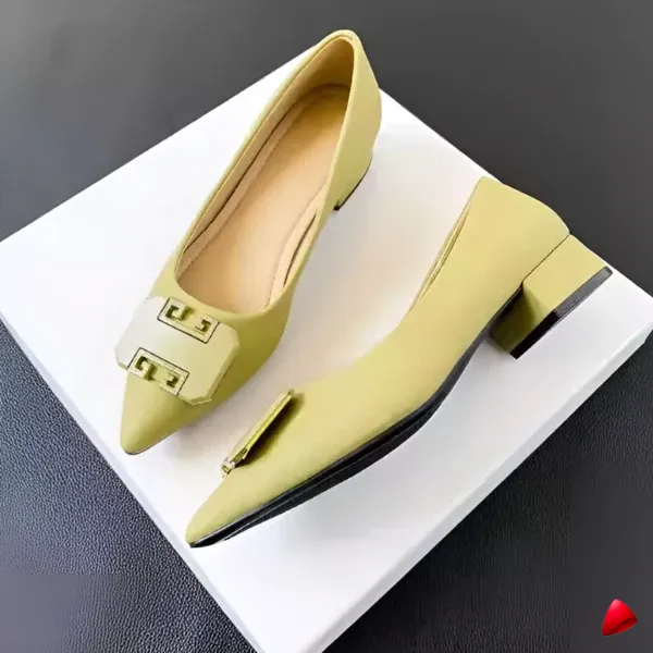 Escarpin Travesti Bleu Royal Talon Bas 3cm Bout Pointu Grande Pointure - galerie