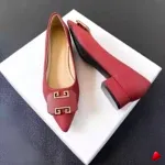 Escarpin Travesti Bleu Royal Talon Bas 3cm Bout Pointu Grande Pointure - galerie