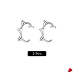 Faux Piercing Levre Travesti Lot 2pcs Sans Percage Acier - galerie