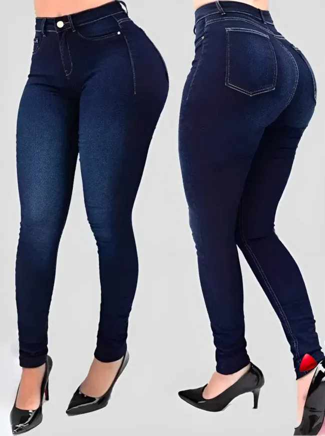 Jean Skinny Travesti Taille Haute Push-up — galerie