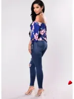 Jean Skinny Travesti Déchiré Plus Size — galerie