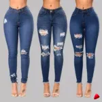 Jean Skinny Travesti Déchiré Plus Size — image principale