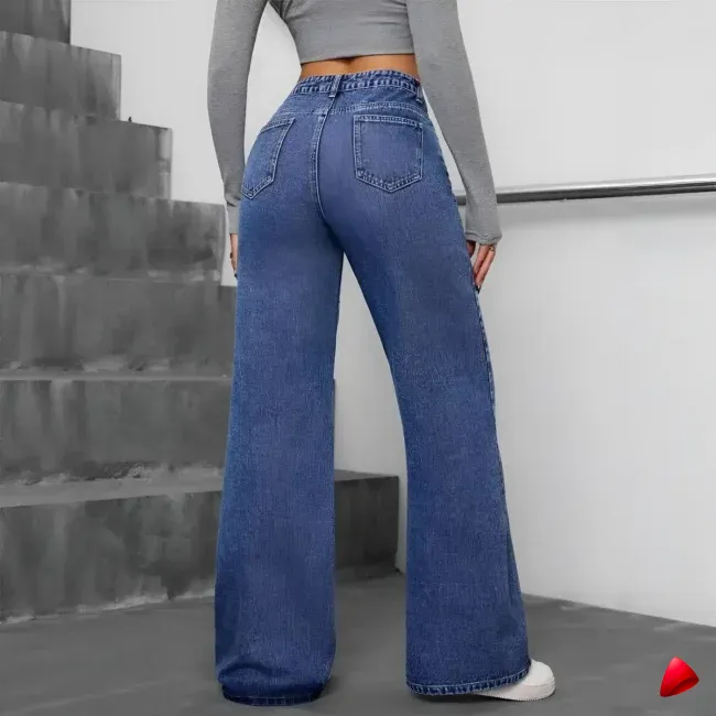 Jegging Travesti Faux Jean Imprimé Fleurs — galerie