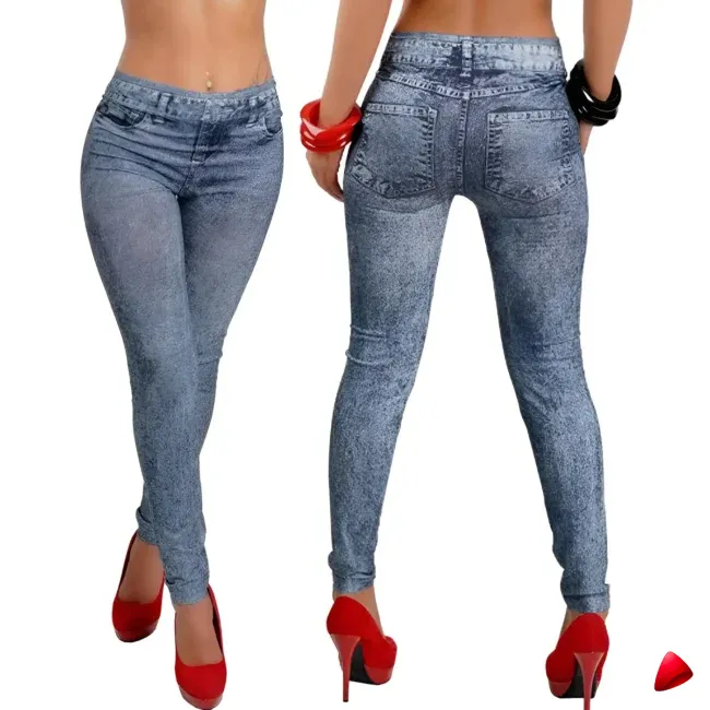 Jegging Travesti Imitation Jean Stretch — galerie