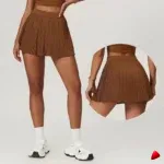 Jupe Sport Travesti Tennis Plissée 2 Pièces Short Intégré — galerie