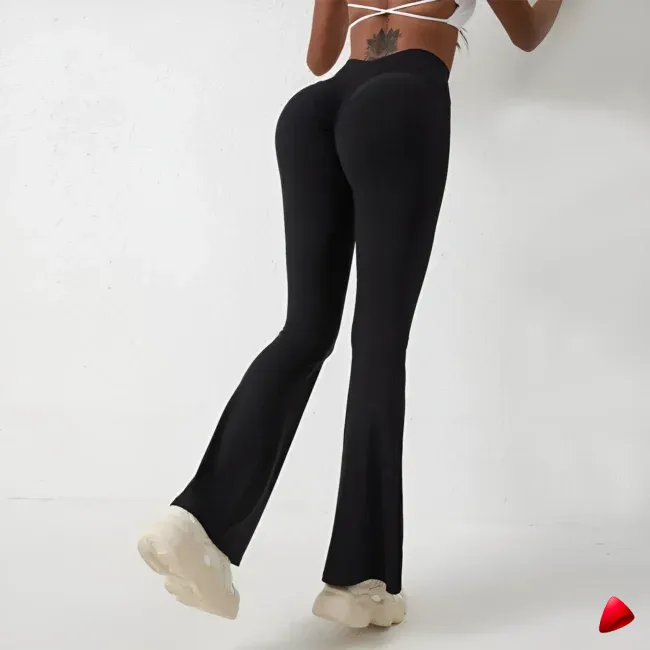 Legging Bootcut Travesti Évasé Taille Haute — galerie