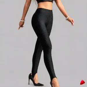 Legging Glossy Travesti Taille Haute Brillant — image principale