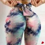 Legging Travesti Imprimé Papillon Nœud Yoga Push-Up — galerie