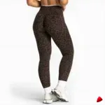 Legging Léopard Travesti Push-Up Yoga Fitness — galerie