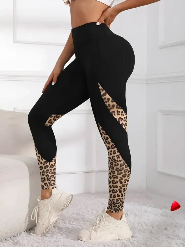 Legging Léopard Travesti Yoga Poches — galerie