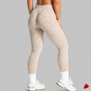 Legging Léopard Travesti Push-Up Yoga Fitness — image principale