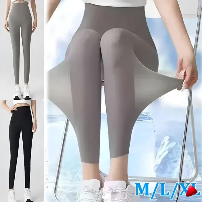 Legging Satin Travesti Soyeux Taille Haute — galerie