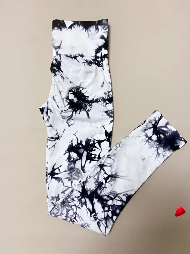 Legging Tie Dye Travesti Yoga Push-up — galerie