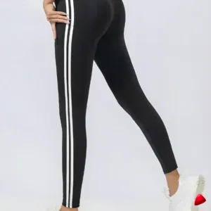 Legging Yoga Travesti Bandes Latérales Sport — galerie